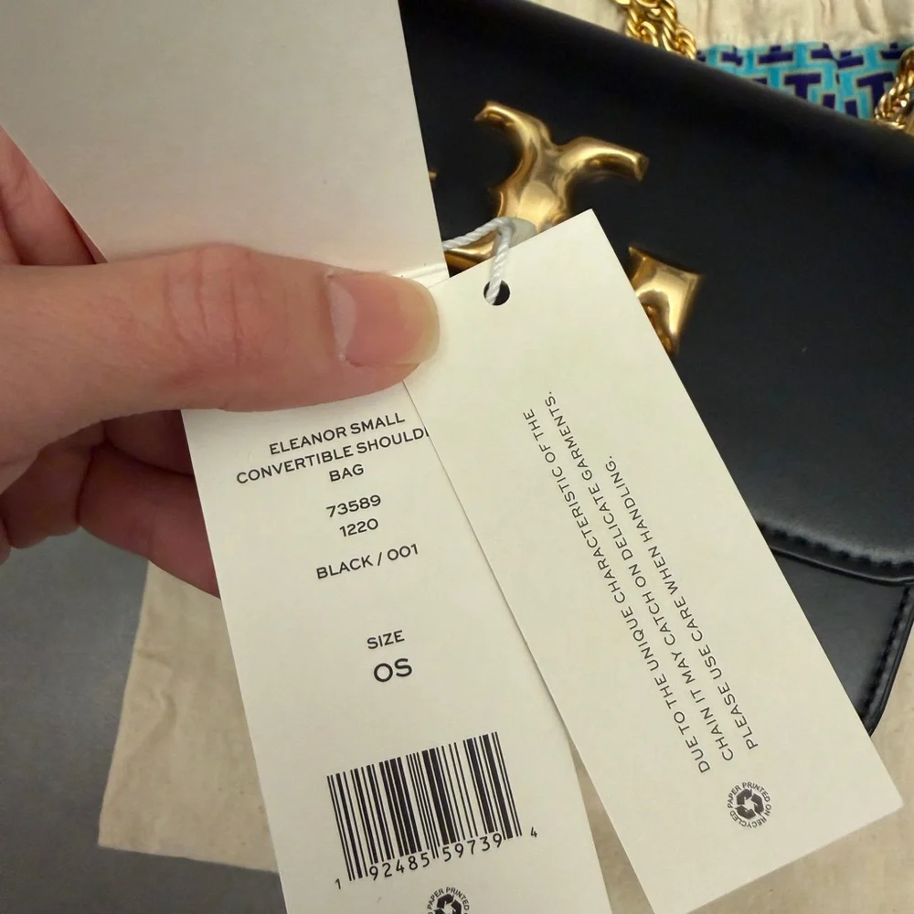 Tory Burch Black and Gold Crossbody Bag - Picture 11 of 12